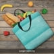 thumbnail image 5 of Easygdp Blue And Turquoise Bolsa Tote para Mujer, Bolso de Hombro para Trabajo, Playa, Viajes, Compras y Supermercado, 5 of 7