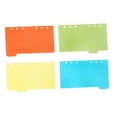 thumbnail image 5 of STOBOK 25Pcs Assorted Color A6 Notebook Dividers with Tab Cards for Office Use, 5 of 5