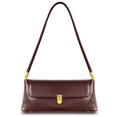 thumbnail image 1 of Bolso de hombro cuiab Small Dressy Y2k de cuero marrón para mujer, 1 of 6