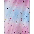 thumbnail image 6 of Bagilaanoe Toddler Baby Girl Summer Cami Dress Star Sequin Sleeveless A-line Princess Dresses 6M 12M 18M 24M 3T 4T Kids Patchwork Tulle Skirt, 6 of 8