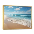 thumbnail image 2 of Designart "Scenic horizon Coastal Serenity VI" Landscapes Floater Framed Canvas Print, 2 of 7