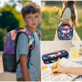 thumbnail image 5 of HUIACONG 4pcs Boys School Backpack Set, Galaxy Axolotl Boys Backpack with Lunch Box Set for Kids Teens, 17 Inch Cool Bookbag for Elementary Middle School, Travel Back Pack for Age 8-12, 5 of 7