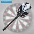 thumbnail image 4 of Uxcell Slim Dart Flights, 5 Pack PET Dart Accessories, Arrow Pattern, 4 of 5