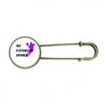 thumbnail image 1 of Like Sports Fitness Balanced Dribble Retro Metal Brooch Pin Clip Jewelry, 1 of 3
