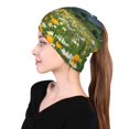 thumbnail image 6 of KLL Mountain Daisy Meadow Pirnt Wicking Running Beanie Head Wrap Cycling Bandana for Men Women, 6 of 8