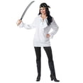 thumbnail image 2 of Chemise Blanche Pirate pour Femme, 2 of 2