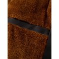 thumbnail image 6 of KVE Men's Faux Leather Jacket Waterproof Motorcycle Bomber Jacket Vintage PU Moto Biker Coat Coffee Large, 6 of 9