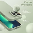 thumbnail image 6 of JETech Magnetic Silicone Case for iPhone 13 Pro Max 6.7-Inch, Compatible with MagSafe, Phone Cover with Camera Lens Full Protection (Matcha Green), 6 of 6
