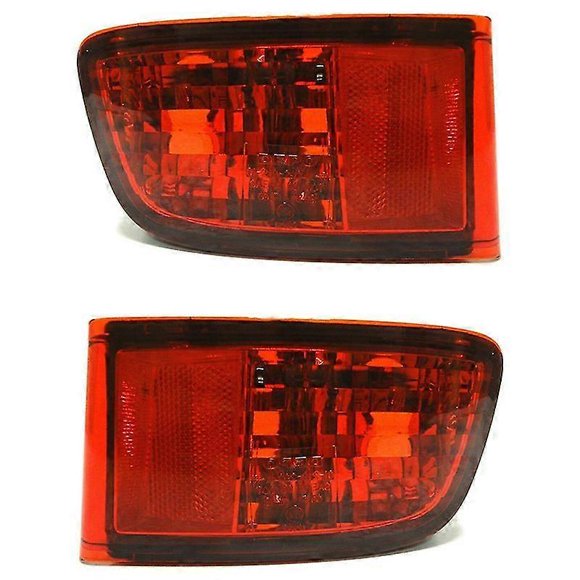 for Toyota Land Cruiser Prado 120 Tail Lamp 2002-2009 Rear Bumper Reflectors Lights No Bulb Rear Li
