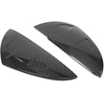 thumbnail image 5 of 2Pcs Side Car RearView Mirror Cover Caps Compatible For LEXUS ES200 ES300 ES350 2018-2023 / IS300 IS350 IS500 & F-Sport 2021-2023(Carbon Look), 5 of 5