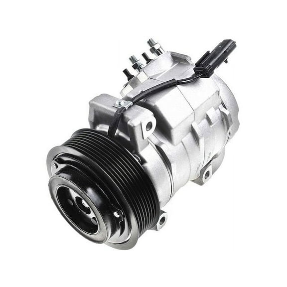 Front A/C Compressor 1 - Compatible with 2011 - 2020 Ram 2500 6.7L 6-Cylinder 2012 2013 2014 2015 2016 2017 2018 2019