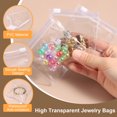thumbnail image 3 of Uxcell 25Pcs Jewelry Bags, 4.5 x 3.1 Inch Self Seal Jewelry Pouches Clear Zipper Bag Transparent Plastic Lock Bag, 3 of 7