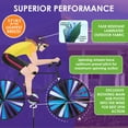 thumbnail image 4 of Road Bike Spinner Woman 35" – Sporty Cyclist Design, Weather-Resistant Outdoor Decor, Durable & Lightweight for Patios, Yards, and Gardens - Eye-Catching Wind Spinner with Rotating Wheels, 4 of 6