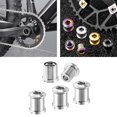 thumbnail image 4 of 4x Tornillos de plato de bicicleta Cola Aleación de titanio para 105-14 mm plata Cola Pernos de plato de bicicleta, 4 of 8