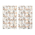 thumbnail image 2 of 2 Pack 2D Printed Kitchen Curtain 28x39 Inches, Washable Decorative Short Curtain Pair with Rod Pocket, Window Curtain for Kitchen Bedroom Bathroom, 2 of 7