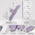 thumbnail image 5 of Farcauo Wallet Women Slim Wallets for Women with RFID Blocking Cute Thin Purple Women's Wallet Kawaii Flower Womens Ladies Card Holder Wallets, 5 of 6