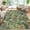 Green, variant on Senfot 9x12 Modern Floral Area Rugs Washable Farmhouse Carpet Non-Slip Low Pile Stain Resistant for Living Room Bedroom Dining Room Black