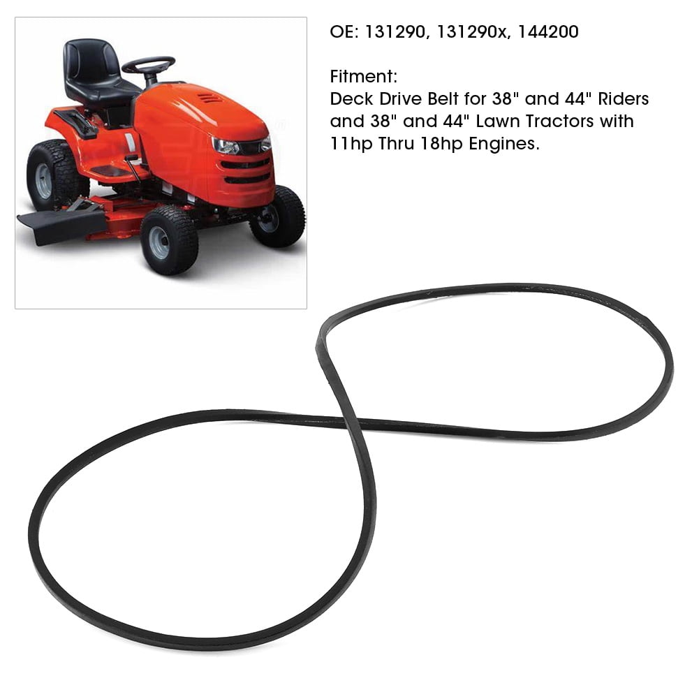 Mower Drive Belt 1 2inx88in Lawn Mower Deck Belt Replacement 131290 For 38in 44in Riders Lawn Tractors Walmart