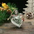 thumbnail image 5 of Christmas New Christmas Decoration LED Luminous Heart Christmas Tree Pendant Creatives Transparent Christmas Ball, 5 of 7