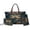 Black - Dragonfly Flower, variant on DISNIMO Dragonfly Star Print Purses Set of 3 Large Tote Handbag with Wristlet Wallet Portable Leather Hobo Handbag and Make Up Bag, Black