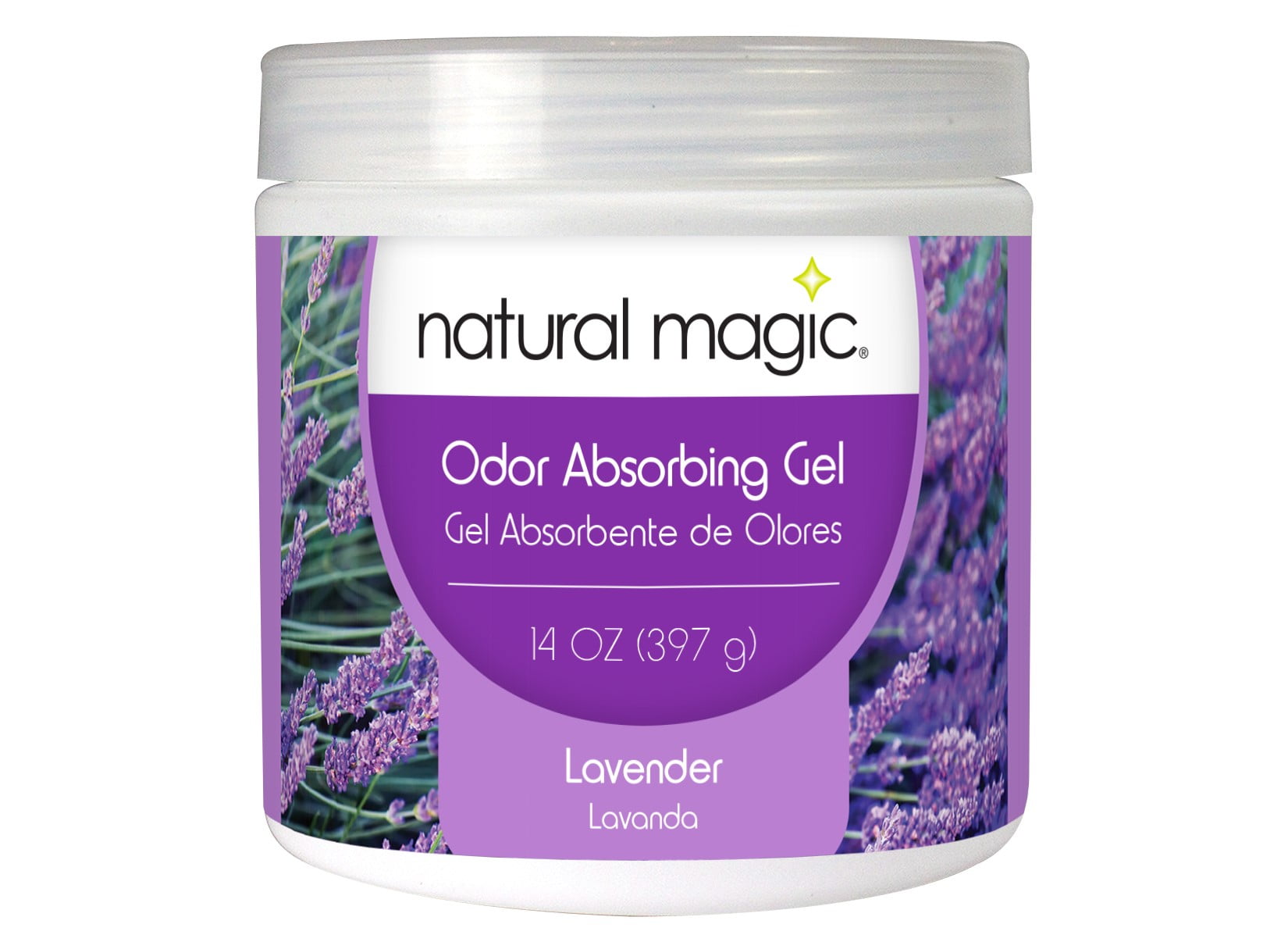 Natural Magic Odor Absorbing Gel, Lavender, 14 Oz