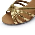 thumbnail image 4 of Htigea Prime Deals Women Ballroom Dance Shoes for Social Performance Professional Latin Practice Dancing Sandals 2.5" Heel, 4 of 5