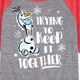 thumbnail image 3 of Frozen 2 - Trying To Keep It Together - Toddler And Youth Raglan Graphic T-Shirt, 3 of 6