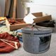thumbnail image 1 of Caja de almacenamiento para sombreros, contenedor para armario, estuche portátil, organizador de sombreros de redonda para viajes, juguetes, ropa Gris medio, 1 of 8