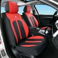 thumbnail image 3 of 2026 Car Seat Cover for Nissan Kicks, Red Car Seat Covers, Waterproof Leather, 5 Piece Full Set, Non-slip, Wear Resistance, Suitable for All Seasons, Beautify the Interior of Old Cars, 3 of 9