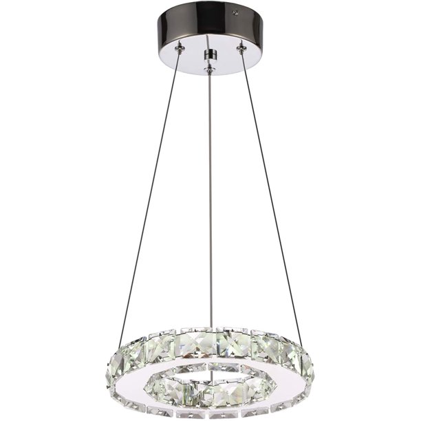 Arxeel Modern Crystal Chandelier Contemporary Led Ceiling Lights Fixtures Pendant Lighting For Living Room Bedroom Restaurant Porch Dining One Ring Dia 7 87 Com Arxeel Modern Crystal Chandelier, Contemporary Led Modern Chandeliers
