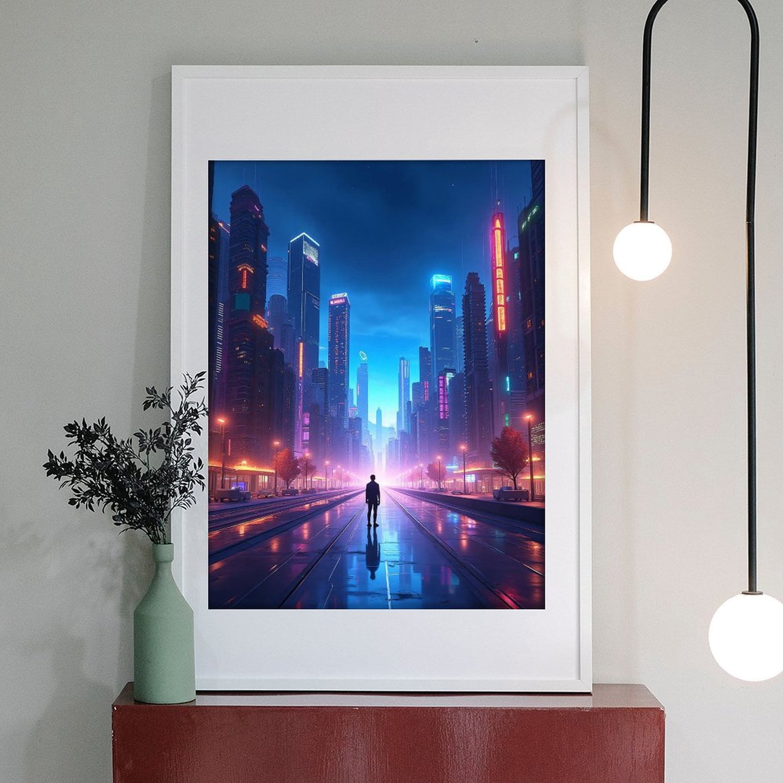 Diamond Art Kits for Adults - Cool Cyberpunk Cityscape Print No.81 5D Frameless Dimond Painting Kit for Adults Beginner, Round Diamond Kits for Home Wall Decor, Gift for Women