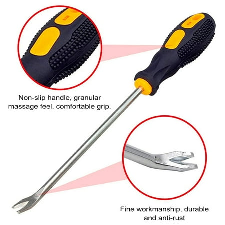 

2 Pack Nail Puller 3mm U Tip Screwdriver Nail Rivet Tack Lifter
