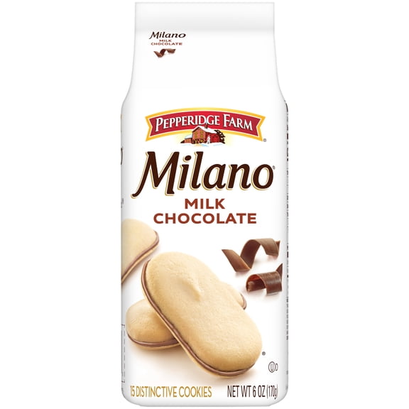 Pepperidge Farm Milano Milk Chocolate Cookies, 6 oz Bag
