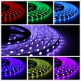 thumbnail image 2 of Kit de tira de LED RGB de 10 m con 600 LED (SMD5050), 16 colores seleccionables, incluye un control remoto con clasificación IP de 24 teclas, un controlador y una fuente de alimentación de 12 V 120 W, 2 of 5