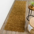 thumbnail image 2 of Dalyn Illusions Shag Area Rug IL69 Il69 Gold Gold Solid Shag 2' 3" x 7' 6" Rectangle, 2 of 2