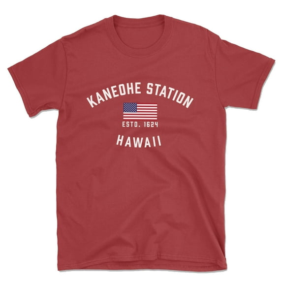 Kaneohe Station Hawaii Patriot Men's Cotton T-Shirt