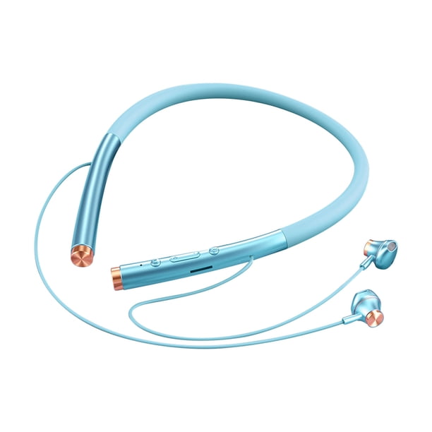 Auriculares Bluetooth Inalámbricos Montados en el Cuello Auriculares Deportivos de Espera Larga, Auriculares Magnéticos Y de Resistencia de 68H, Chip Bluetooth 5.0 para Uso de Música Y Teléfono de Baj