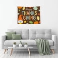 thumbnail image 5 of Hirioo Happy Thanksgiving With Gnome Print Tapestry Lightweight Fabric for Bedroom Aesthetic Home Wall Dorm Décor Living Room Decor 29x37 Inch, 5 of 8