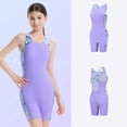thumbnail image 4 of Gunia Swimsuit For Teen Girls Tie Dye Print Piece With Boy Shorts Water Activities Bathing Suit Girls' Swimwear For Holiday Beach Pool 5-14 Years, 4 of 9
