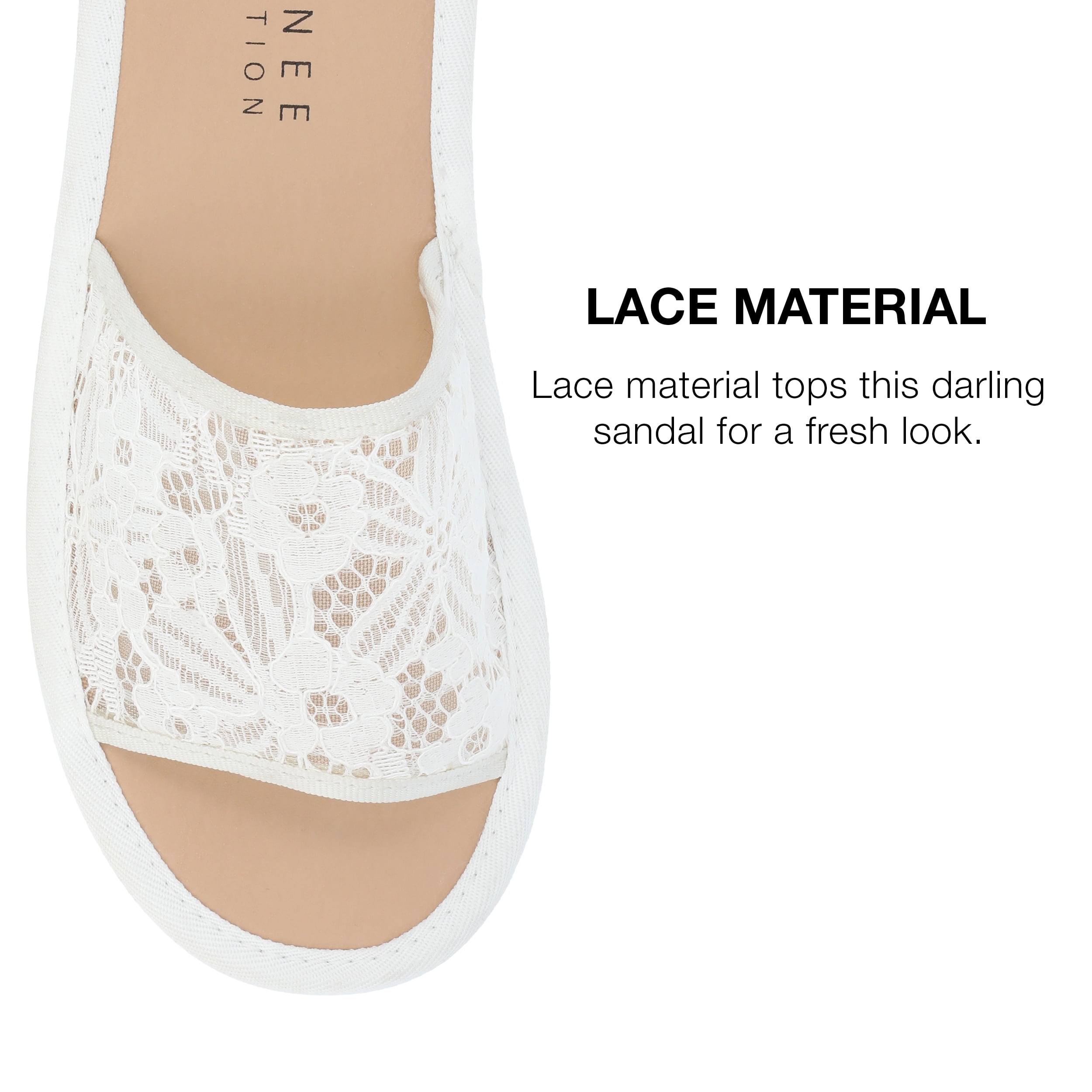 Journee Collection Womens Eniola Tru Comfort Foam Slide Flat Sandals