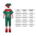 thumbnail image 2 of Vestido de elfo para niños adultos, disfraz divertido de Navidad para fiesta de carnaval familiar (hombre de 100 cm), 2 of 5