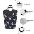 thumbnail image 4 of KLL Astronaut Surfing Laundry Hamper,Large Canvas Fabric Lightweight Storage Basket Toy Organizer Dirty Clothes Collapsible Waterproof, 4 of 6