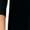 Black, variant on Women's Plus Size Knot Front Keyhole Top