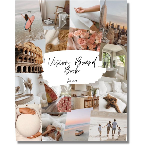Lamare Libro de Vision Board con más de 1000 imágenes y frases motivacionales