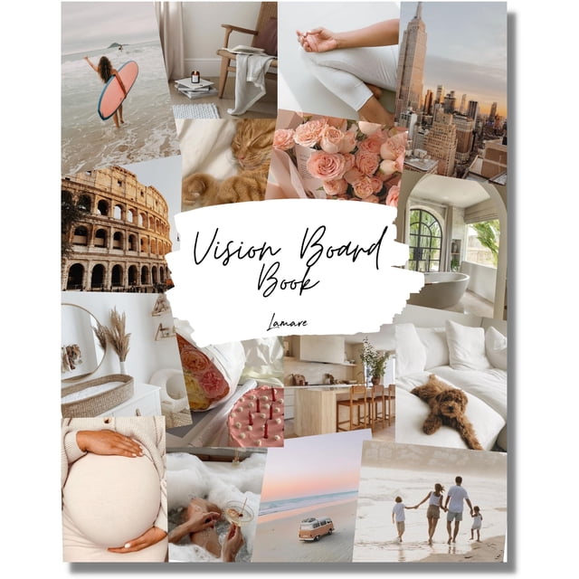 Lamare Libro de Vision Board con más de 1000 imágenes y frases motivacionales