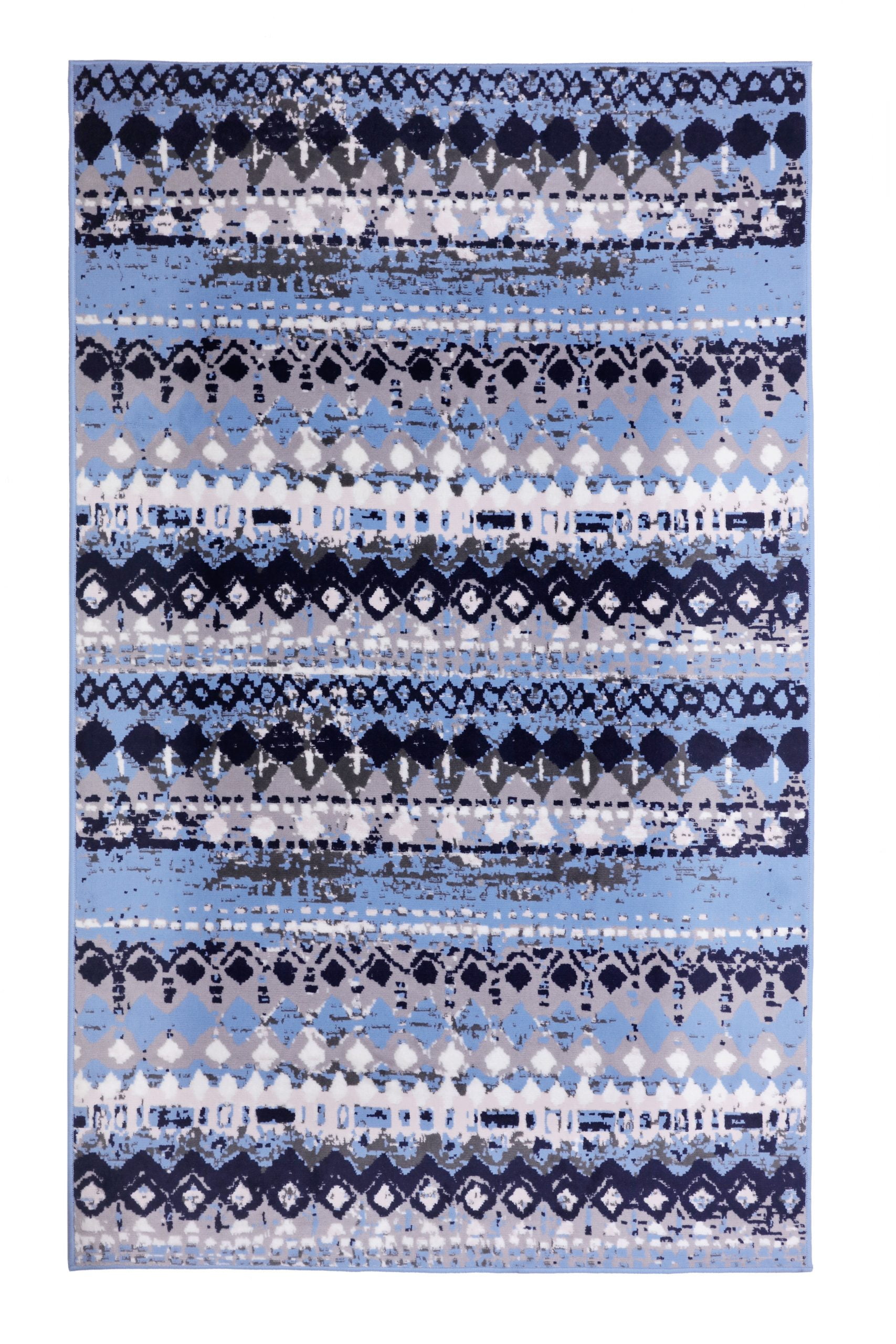 Furnish My Place Indoor Distressed Bohemian Rug with Jute Backing 5