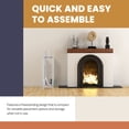 thumbnail image 3 of Lavish Home 5PC Fireplace Tools Set - Fire Tools for Indoor and Outdoor Use, 3 of 6