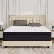Yilicy 12 inch Queen Mattress, Gel Memory Foam & Spring Hybrid Medium Comfort Mattress in a Box,Adult