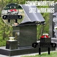 thumbnail image 2 of Wmool Metal Cardinal Cemetery Memorial Stake, Grave Decorations for Cemetery, Cemetery Decorations for Grave, Grave Markers for Cemetery for Humans, Memorial Day Decorations for Grave T4Z4, 2 of 6