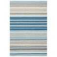 thumbnail image 5 of SAFAVIEH Marbella Ezekiel Striped Runner Rug, Blue/Multi, 2'3" x 6', 5 of 6
